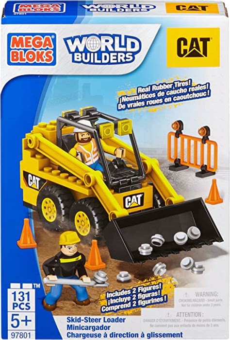 mega bloks cat skid steer loader|MEGA BLOKS, CAT, SKID.